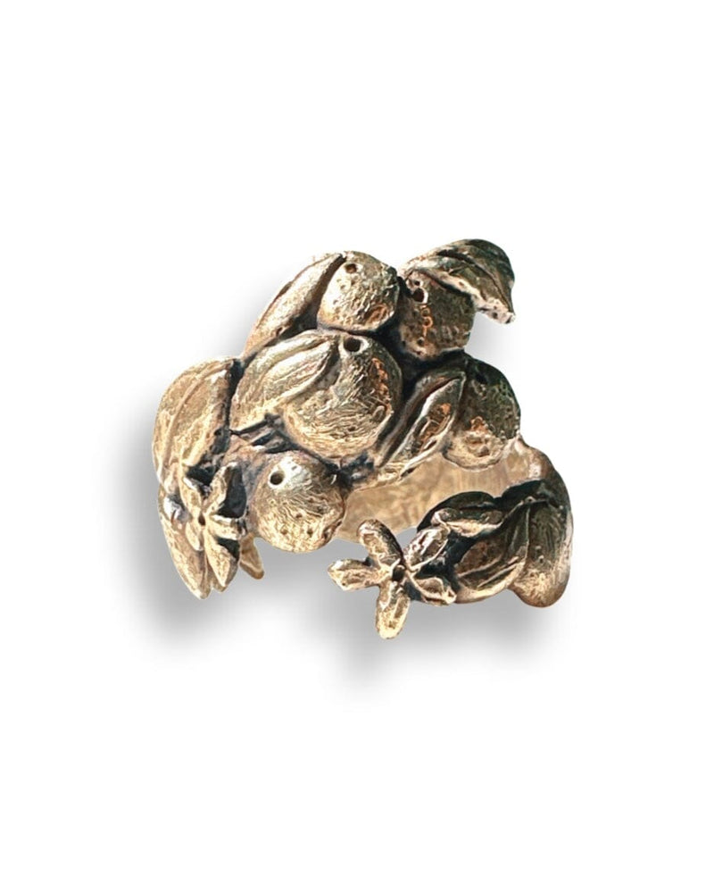 Satsuma blossom ring Salt and Steel Jewelry Satsuma blossom ring brass 