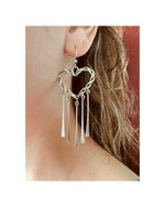 Sierra’s Heart earrings (various) Salt and Steel Jewelry 