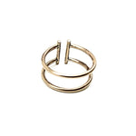 BiBand Ring - Salt and Steel Jewelry