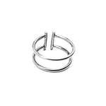 BiBand Ring - Salt and Steel Jewelry