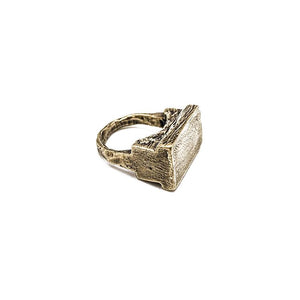 Chunky Brass Ring - Salt and Steel Jewelry