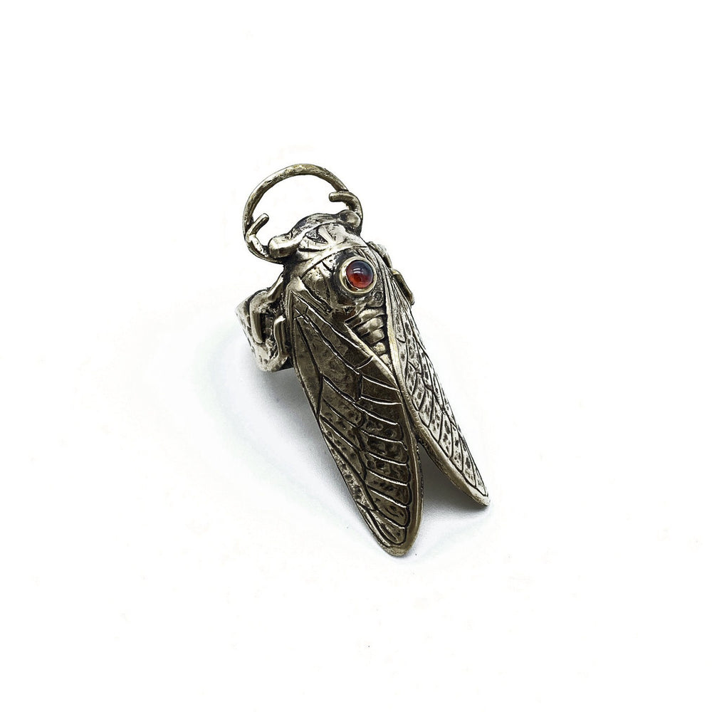 Cicada Moon Ring - Salt and Steel Jewelry