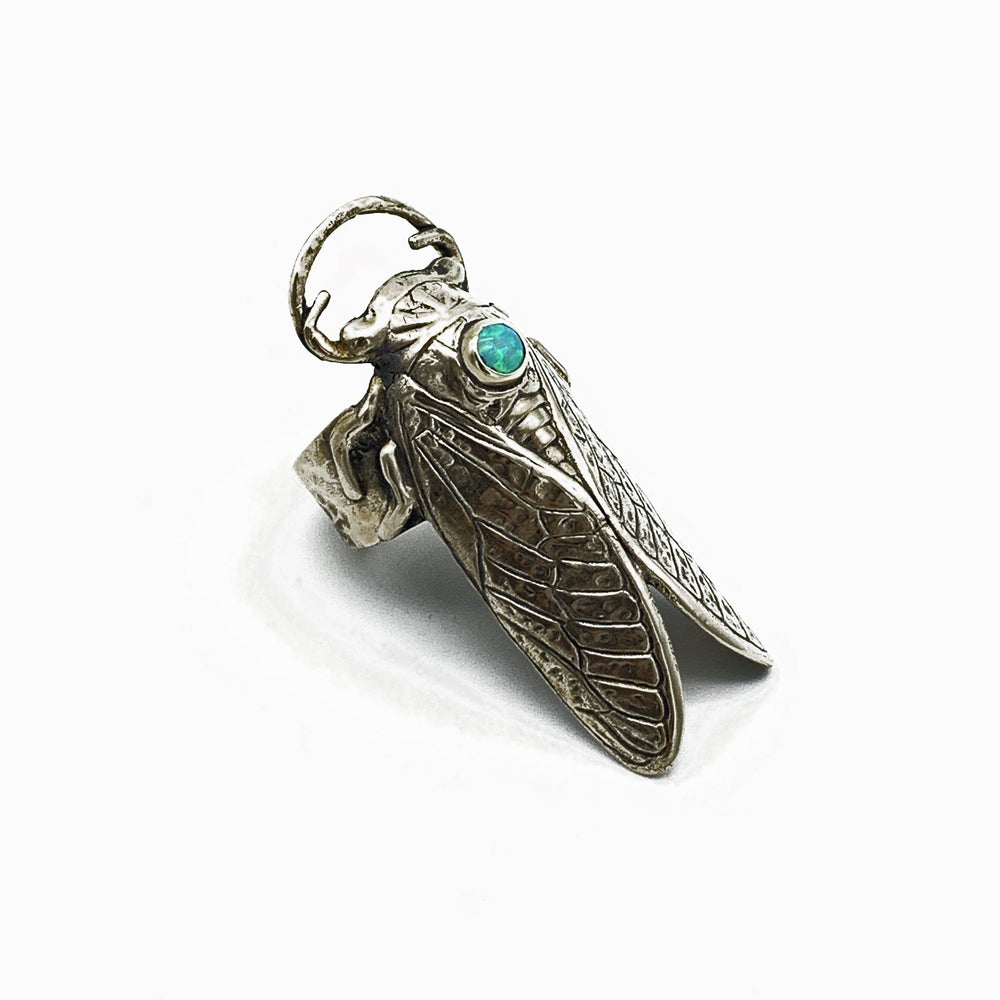 Cicada Moon Ring - Salt and Steel Jewelry