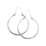 Drop Hoops earrings Salt and Steel Jewelry 