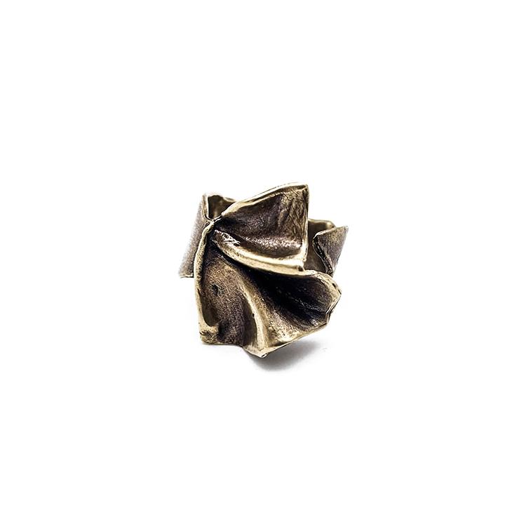 
            
                Load image into Gallery viewer, Fabric Ring - Salt and Steel Jewelry
            
        