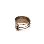 Fused Tri-Bar Ring - Salt and Steel Jewelry