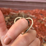 Heart wrapped unity ring Rings Salt and Steel Jewelry 