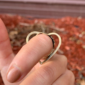 
            
                Load image into Gallery viewer, Heart wrapped unity ring Rings Salt and Steel Jewelry 
            
        