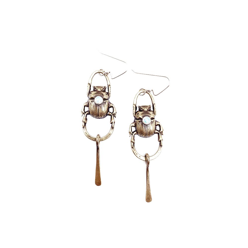 
            
                Load image into Gallery viewer, Junebug Earrings - Salt and Steel Jewelry
            
        