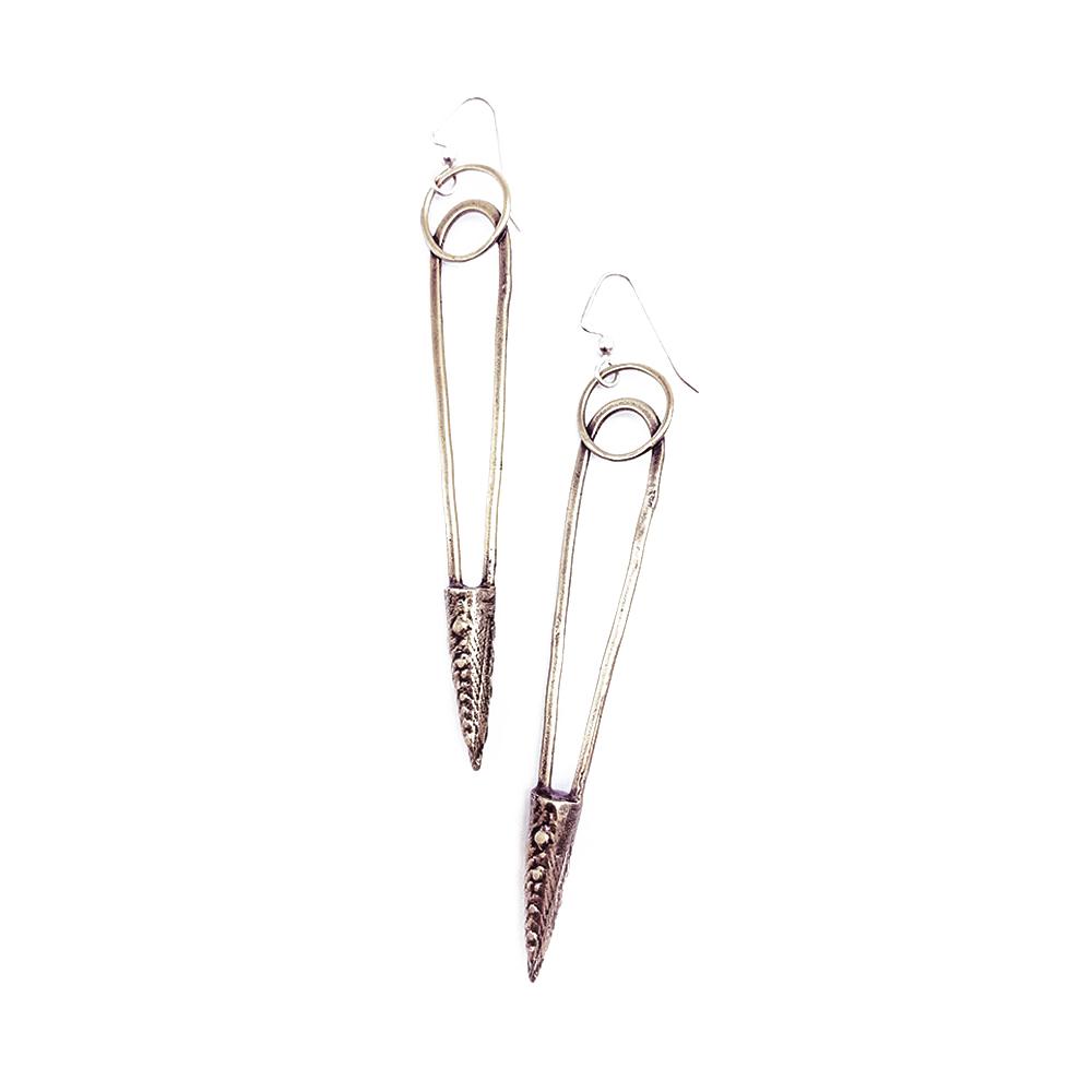 Pendulum Earrings - Salt and Steel Jewelry